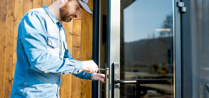 Frameless Glass Storefront Door Locks Replacement in Clearwater, FL